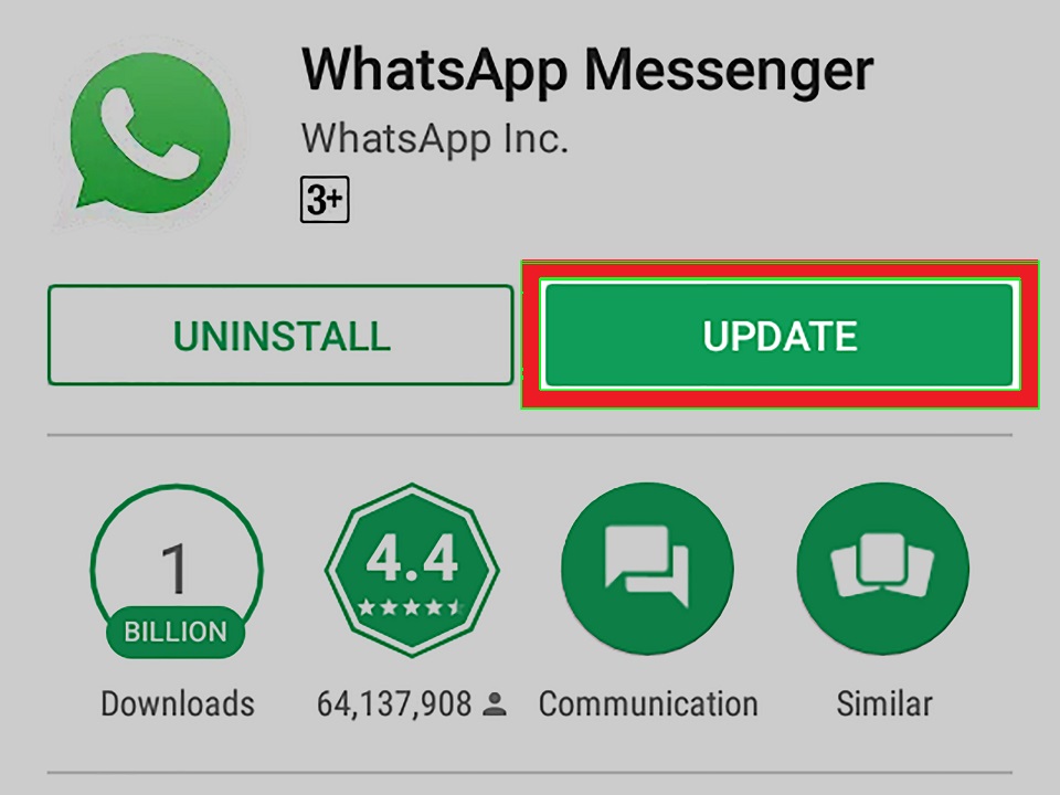 whatsapp installation pending