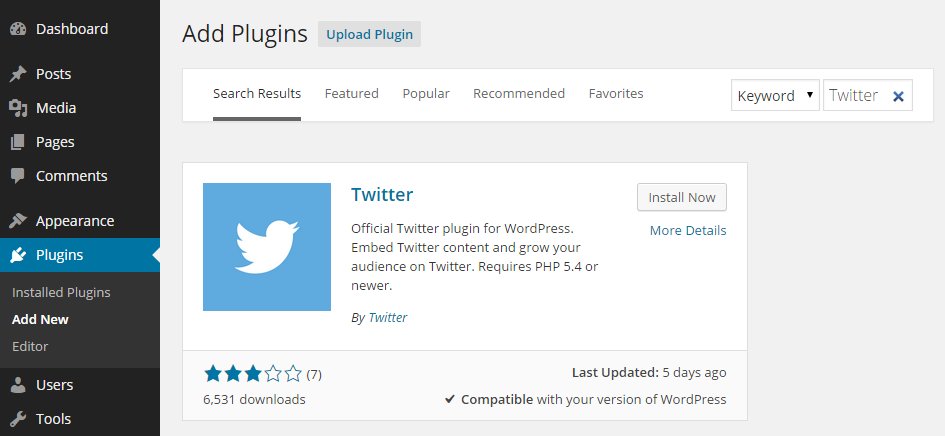 Free WordPress Twitter Feed Plugins and Widgets